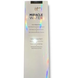 IT Cosmetics Miracle Water 3-in-1 Glow Tonic 8.5 oz DISCONTINUED RARE LARGE NIB
